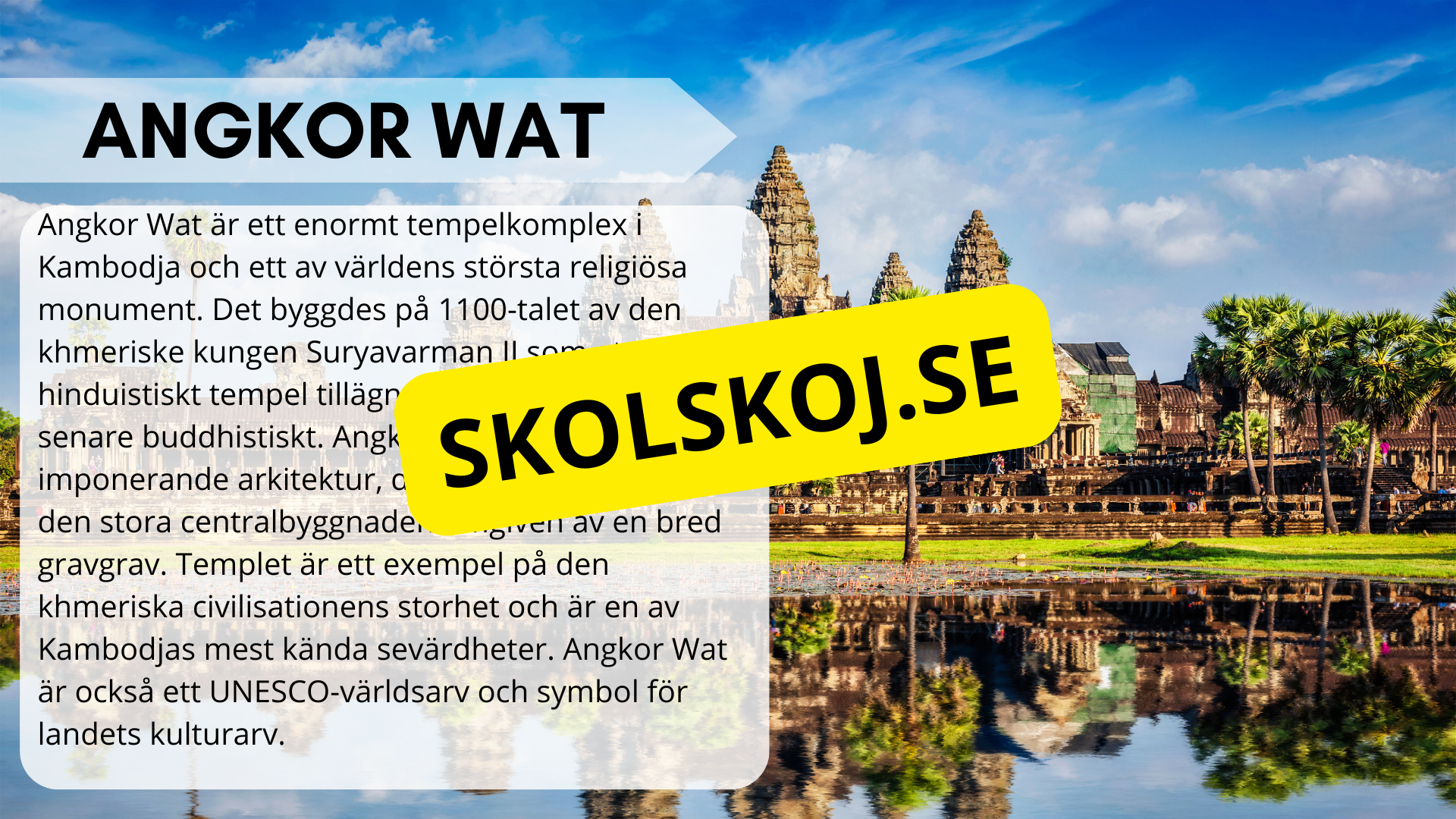 Historiska och kända landmärken - Fakta och frågor