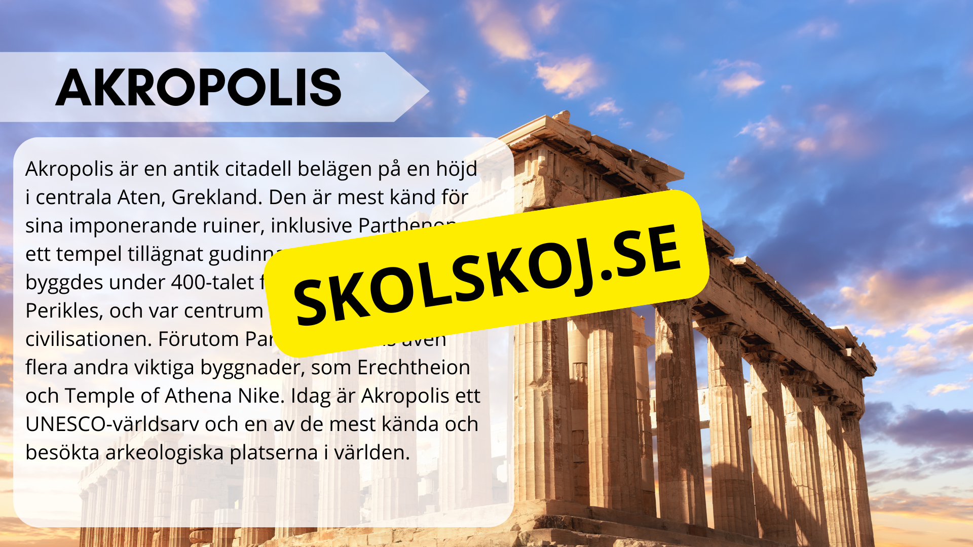 Historiska och kända landmärken - Fakta och frågor