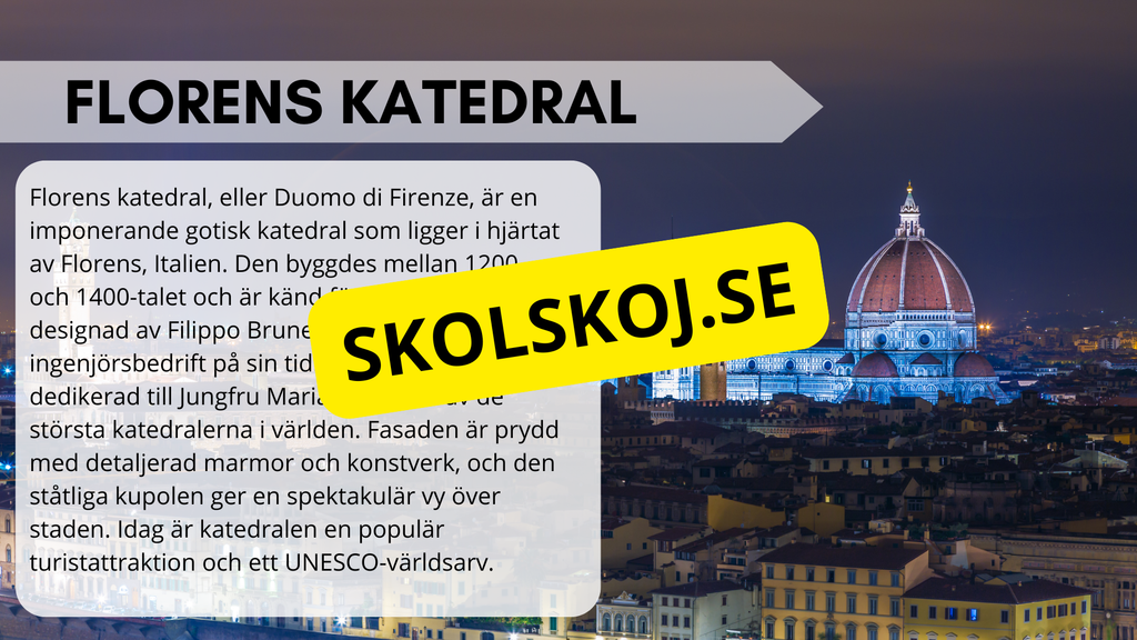 Historiska och kända landmärken - Fakta och frågor