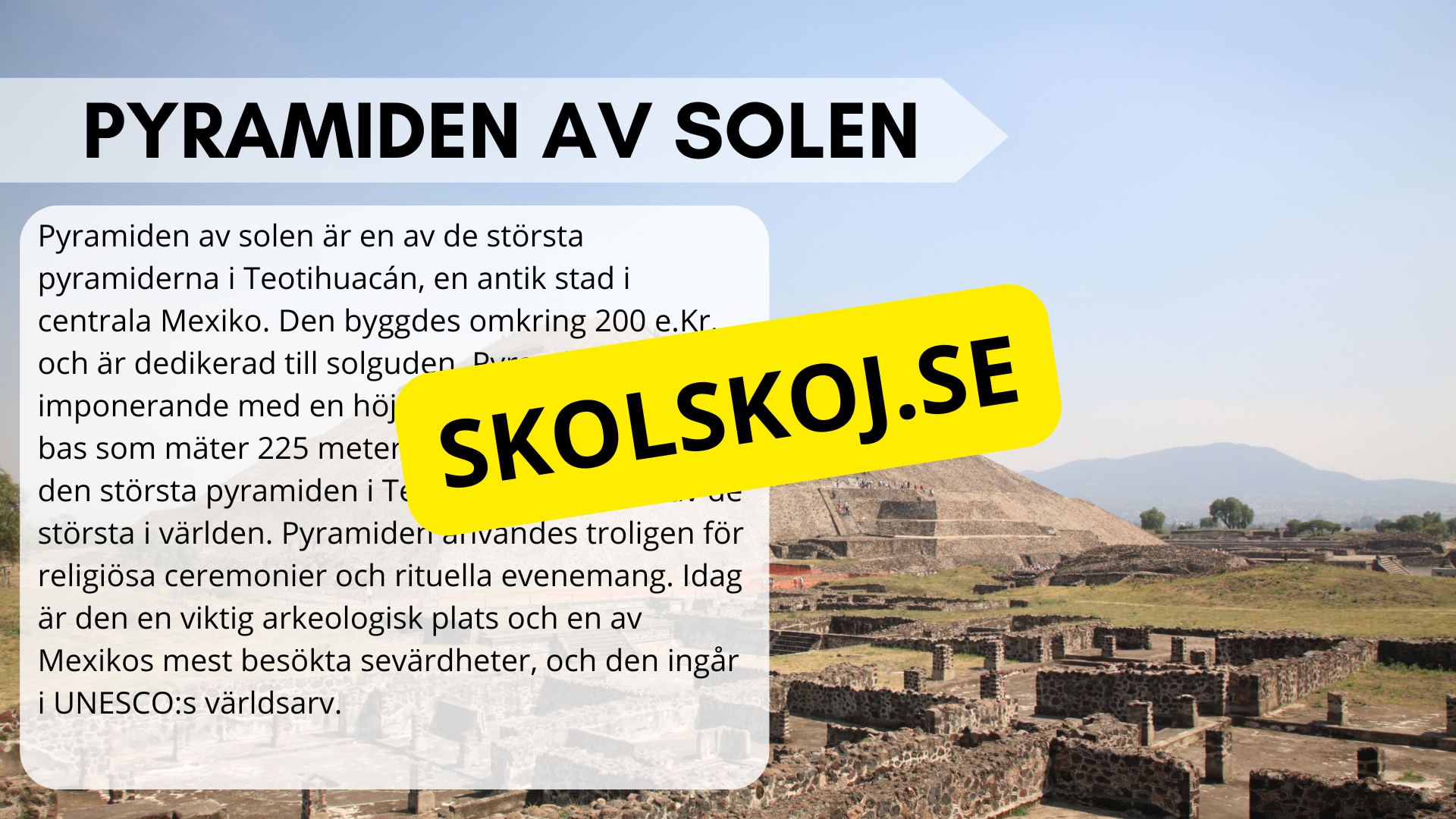Historiska och kända landmärken - Fakta och frågor