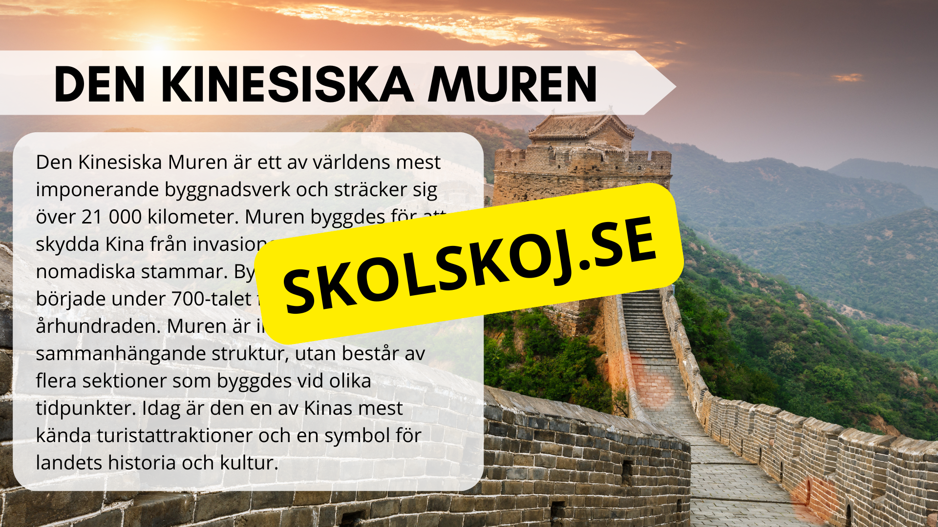 Historiska och kända landmärken - Fakta och frågor