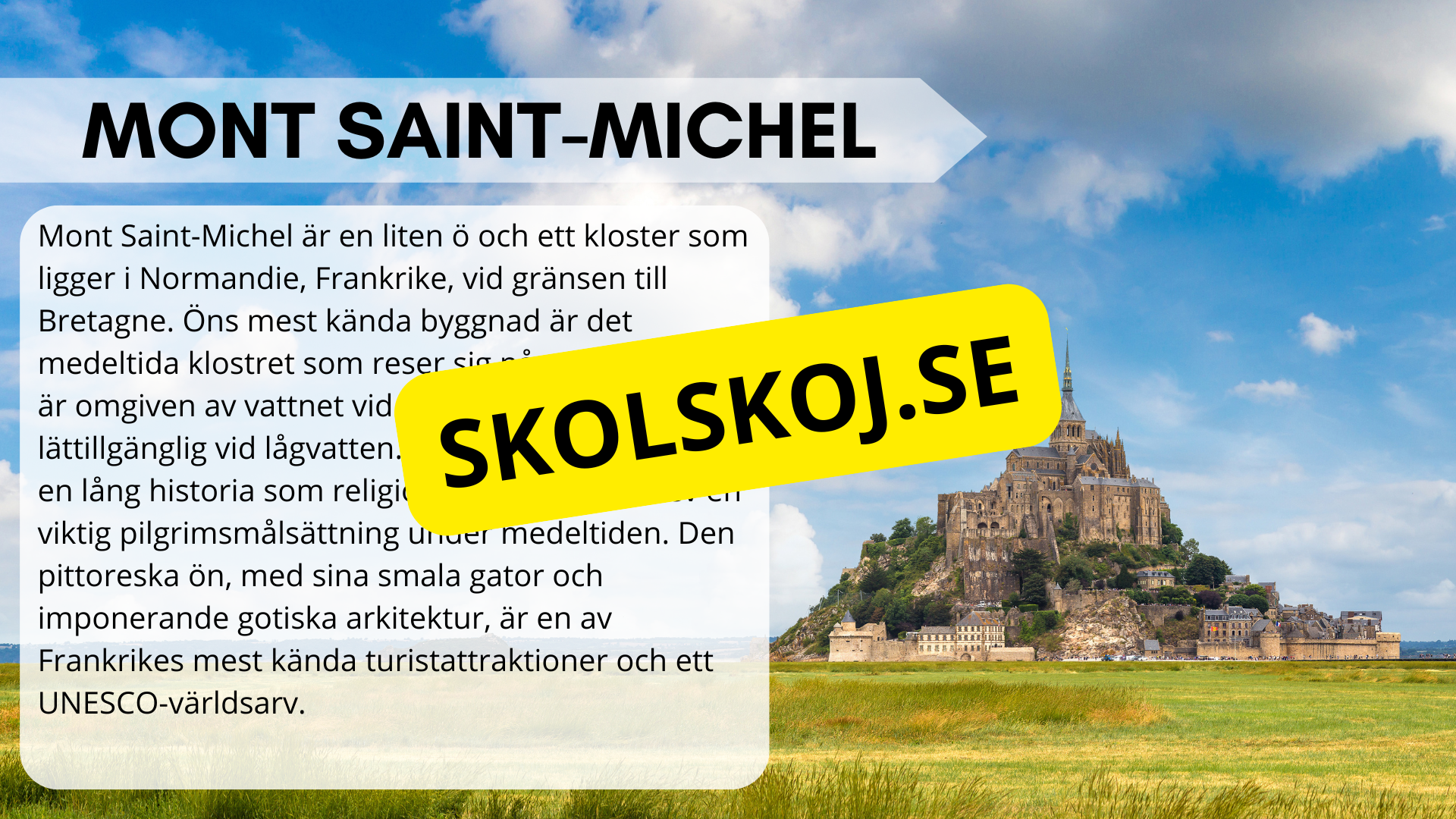 Historiska och kända landmärken - Fakta och frågor