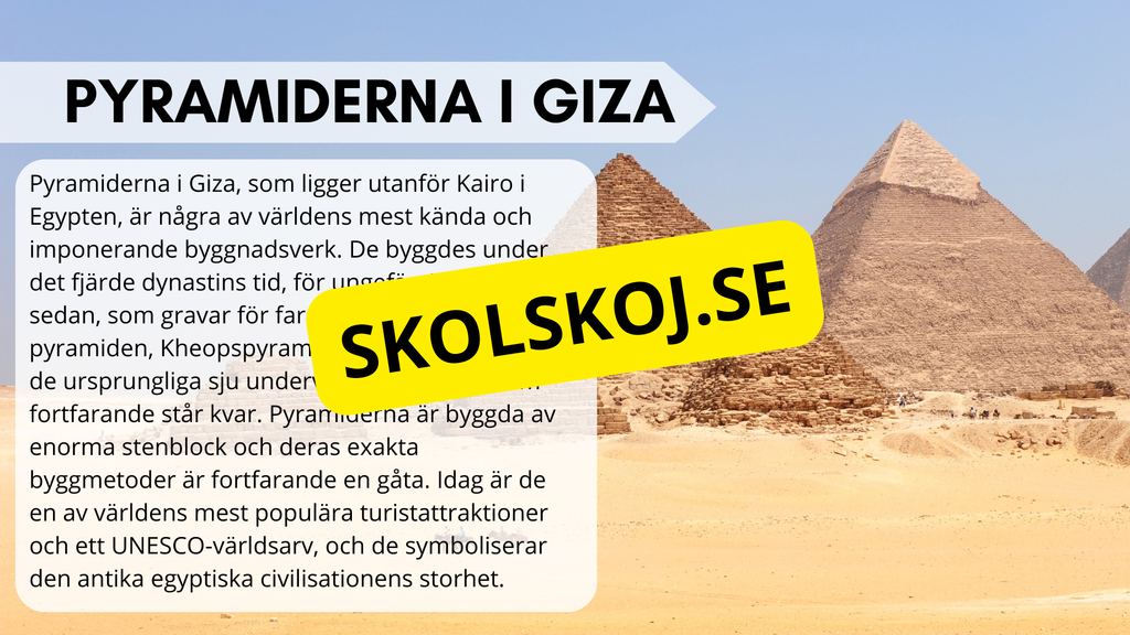 Historiska och kända landmärken - Fakta och frågor