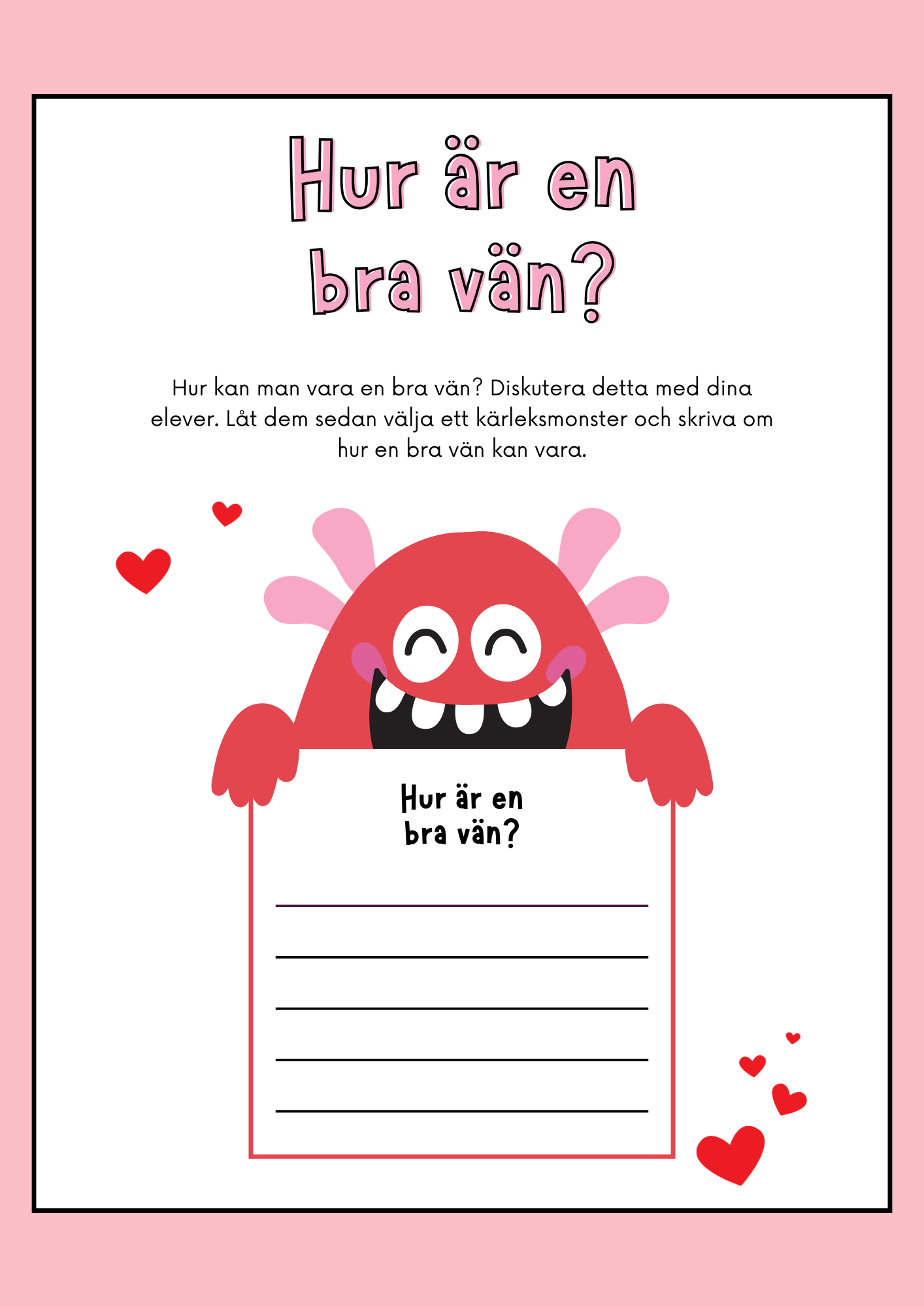 Hur är en bra vän?