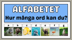 Hur många ord kan du? (30 sidor)
