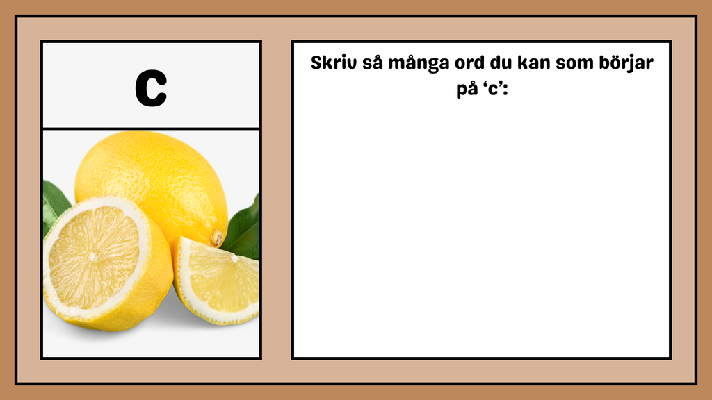 Hur många ord kan du? (30 sidor)