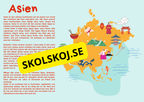 Världens kontinenter - Presentation och frågor