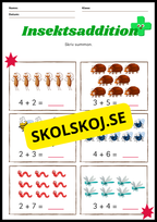 Insektsaddition och subtraktion