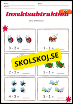 Insektsaddition och subtraktion