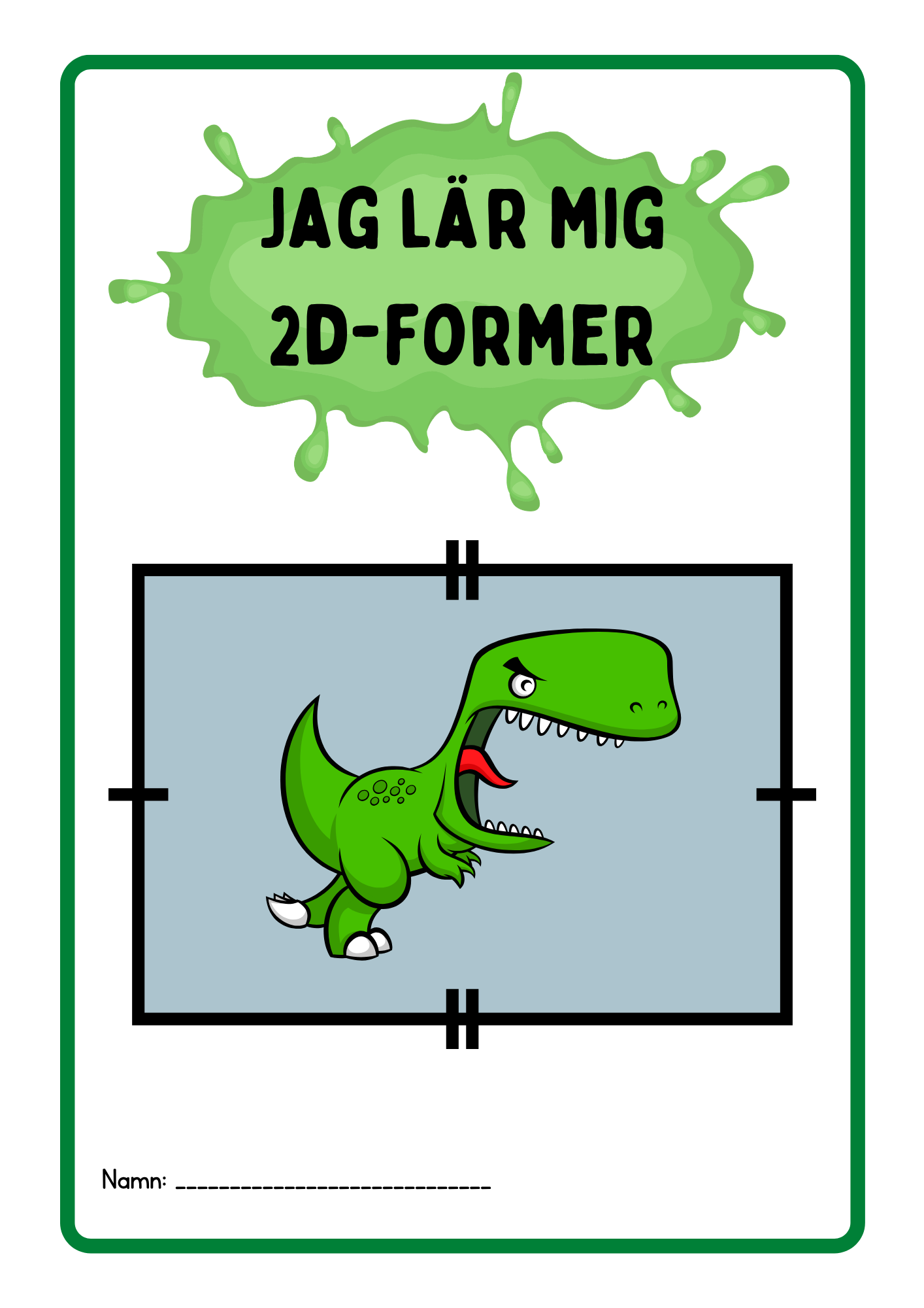 Jag lär mig 2d-former