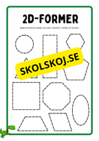 Jag lär mig 2d-former