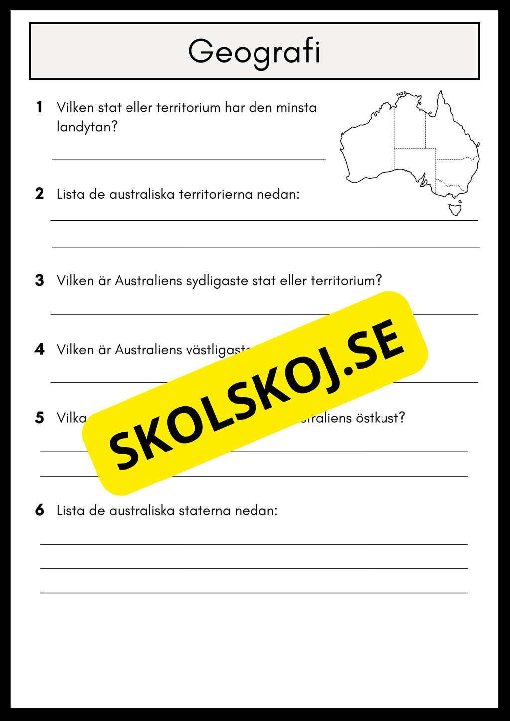 Jag är klar - Extrahäfte - Årskurs 4 - 6
