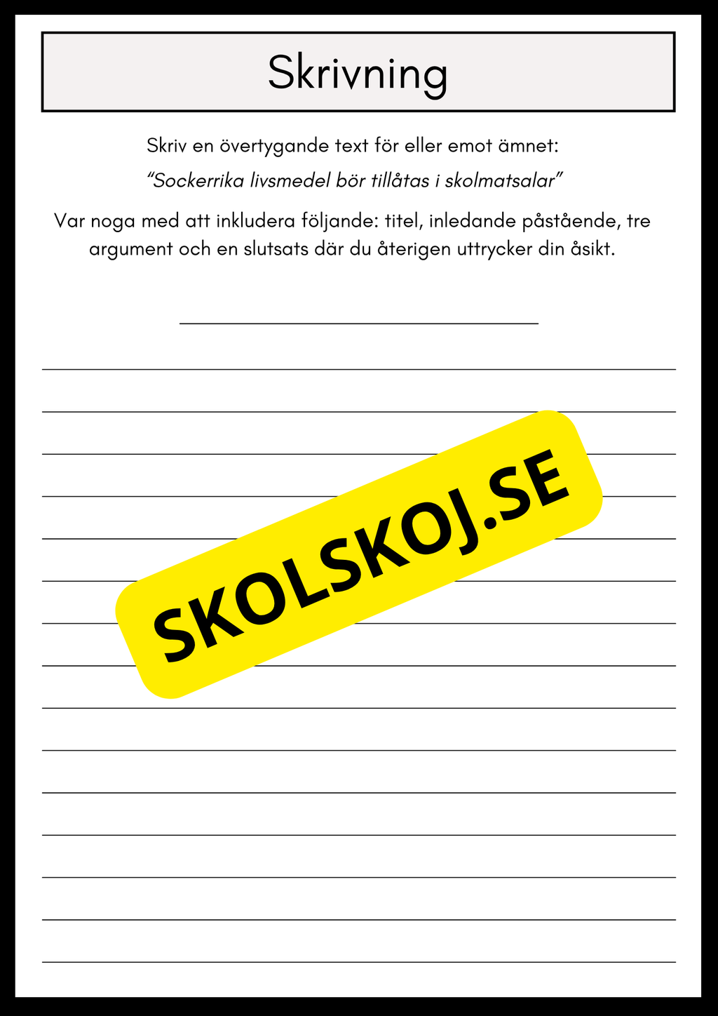 Jag är klar - Extrahäfte - Årskurs 4 - 6