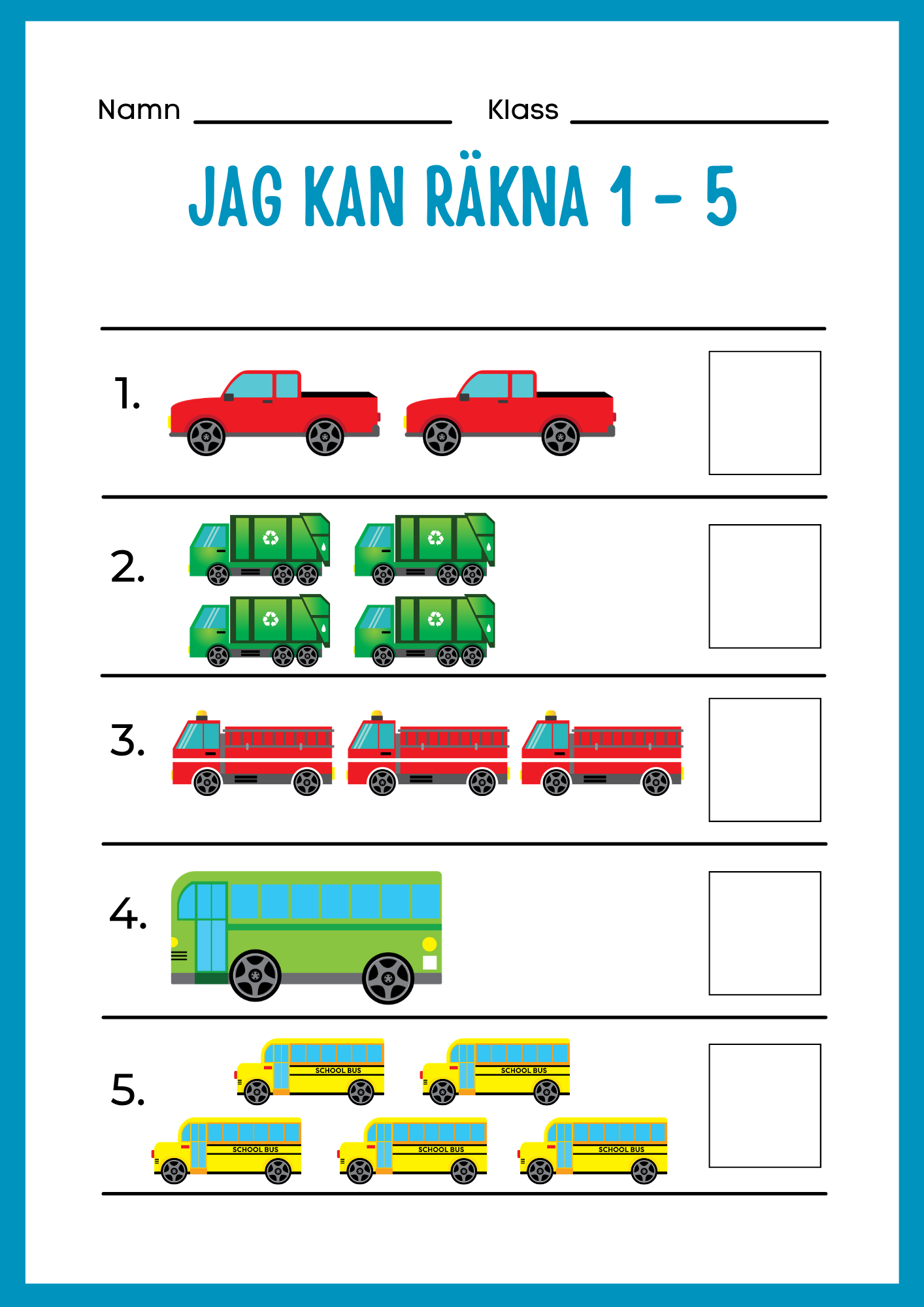 Jag kan räkna 1 - 20