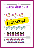 Jag kan räkna 1 - 20