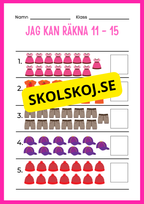 Jag kan räkna 1 - 20