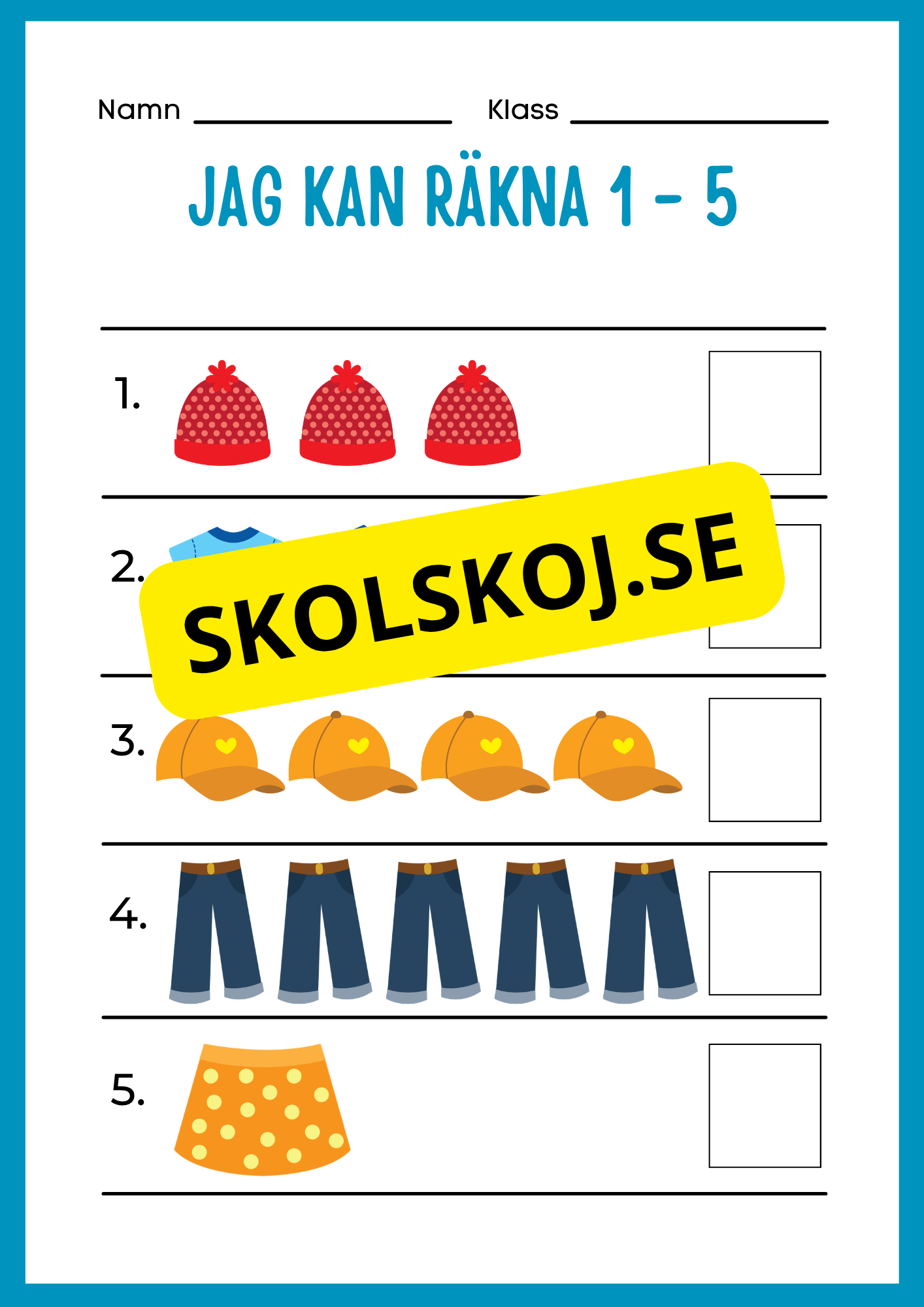Jag kan räkna 1 - 20