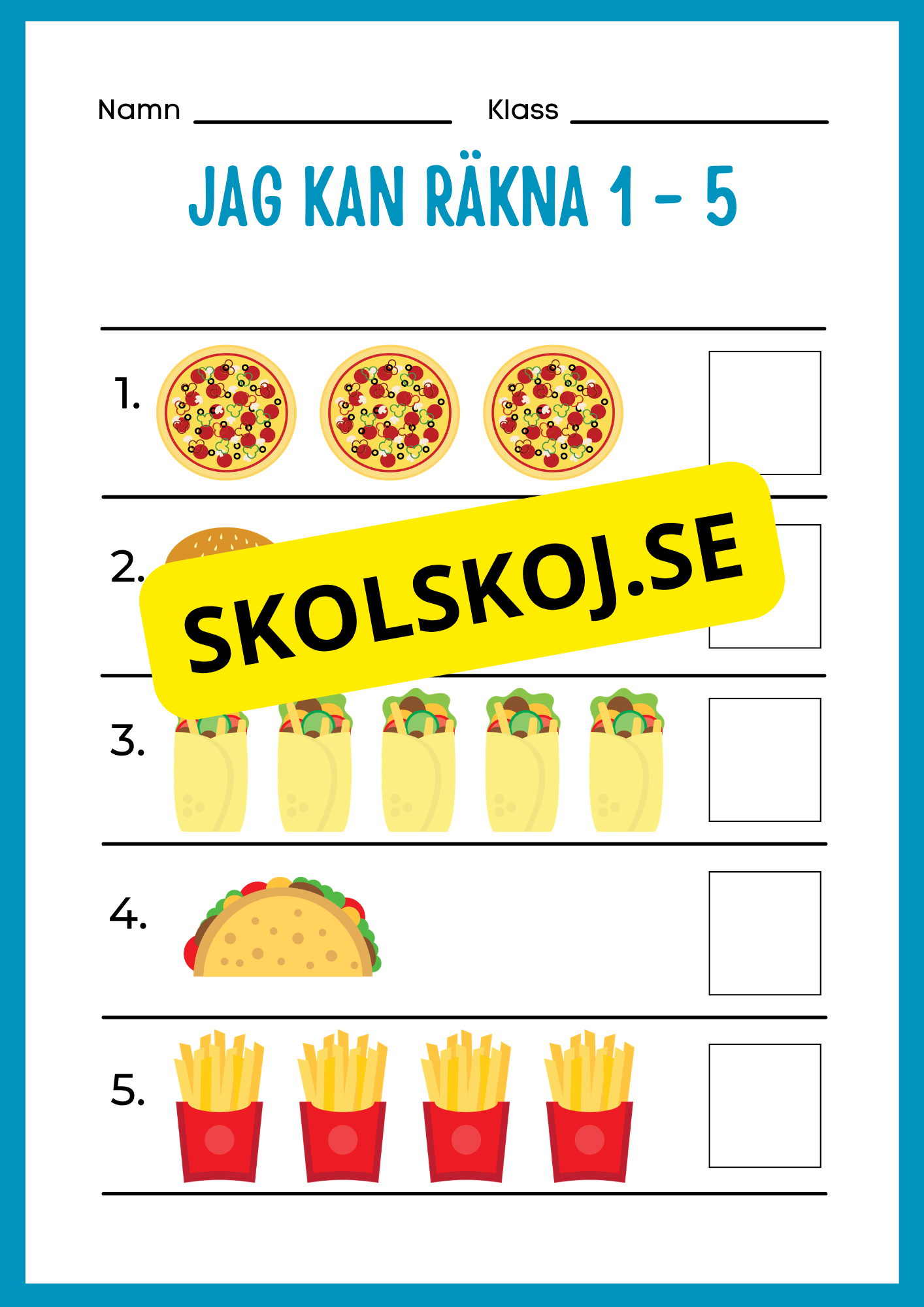 Jag kan räkna 1 - 20