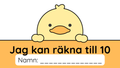 Jag kan räkna till 10 - Häfte