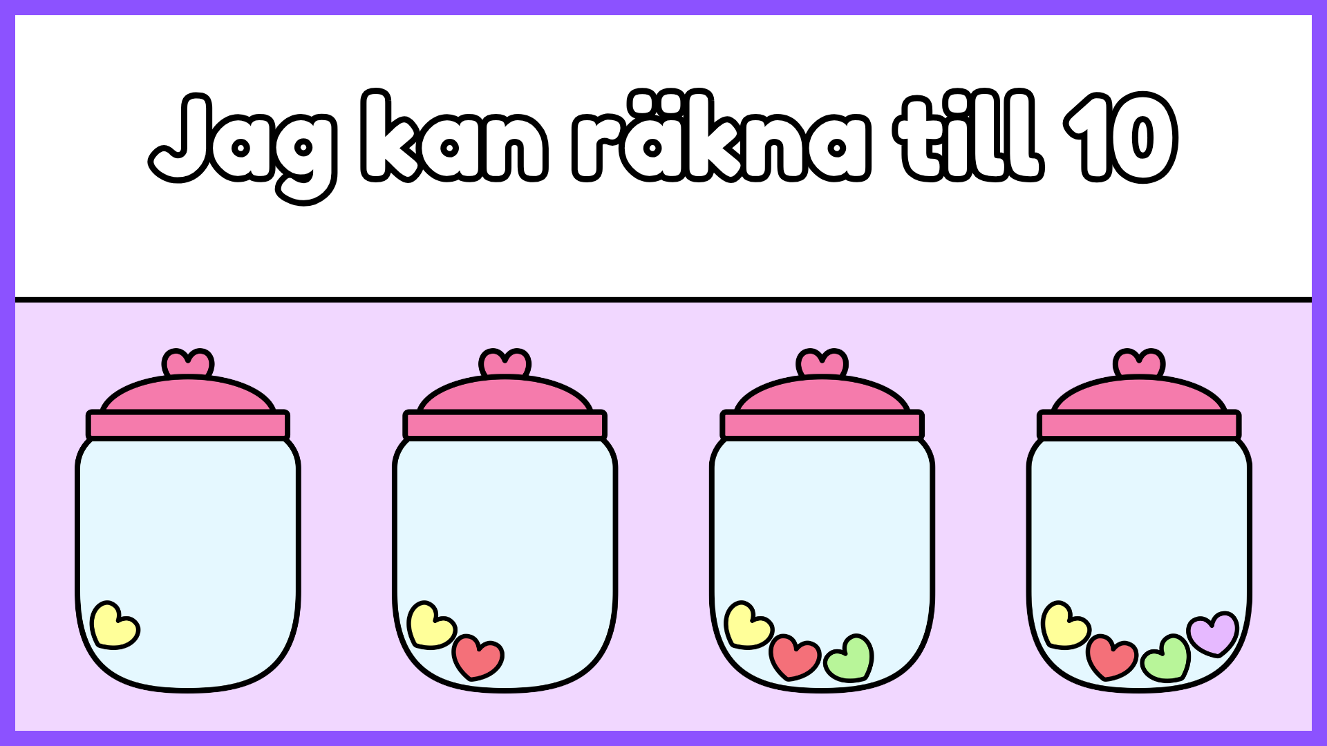 Jag kan räkna till 10 - Spåra siffror (23 sidor)