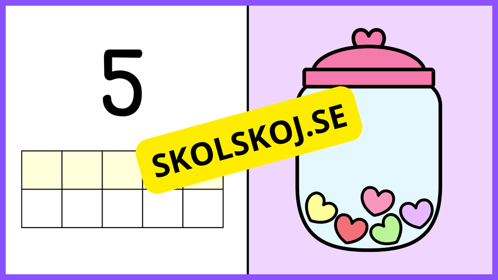 Jag kan räkna till 10 - Spåra siffror (23 sidor)