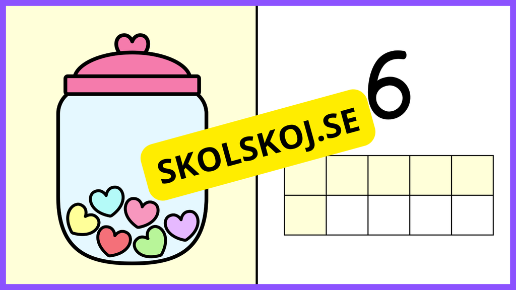 Jag kan räkna till 10 - Spåra siffror (23 sidor)