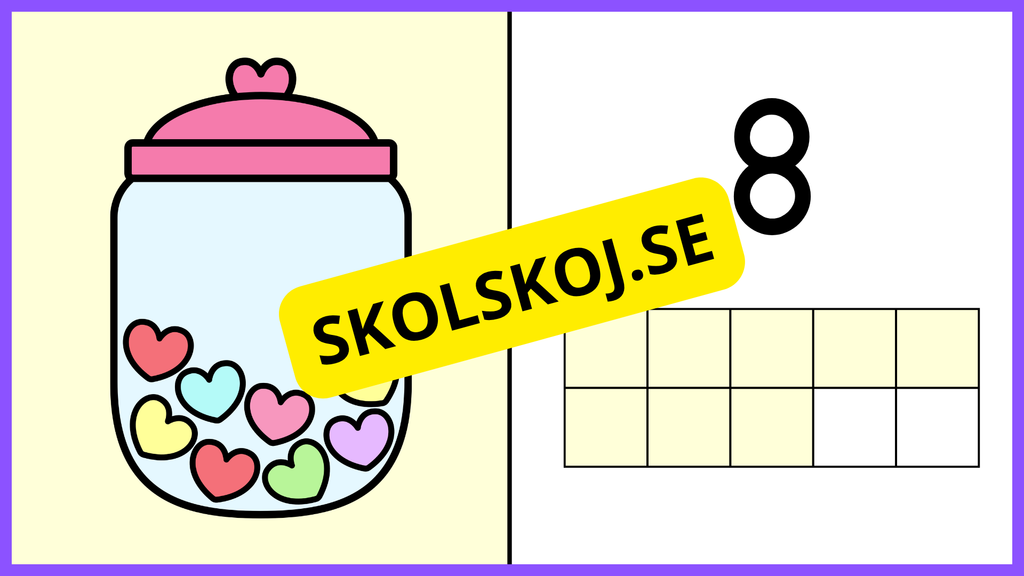 Jag kan räkna till 10 - Spåra siffror (23 sidor)