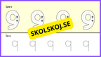 Jag kan räkna till 10 - Spåra siffror (23 sidor)