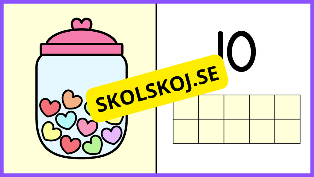 Jag kan räkna till 10 - Spåra siffror (23 sidor)