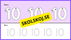 Jag kan räkna till 10 - Spåra siffror (23 sidor)