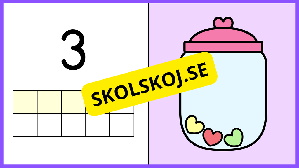 Jag kan räkna till 10 - Spåra siffror (23 sidor)