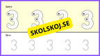 Jag kan räkna till 10 - Spåra siffror (23 sidor)