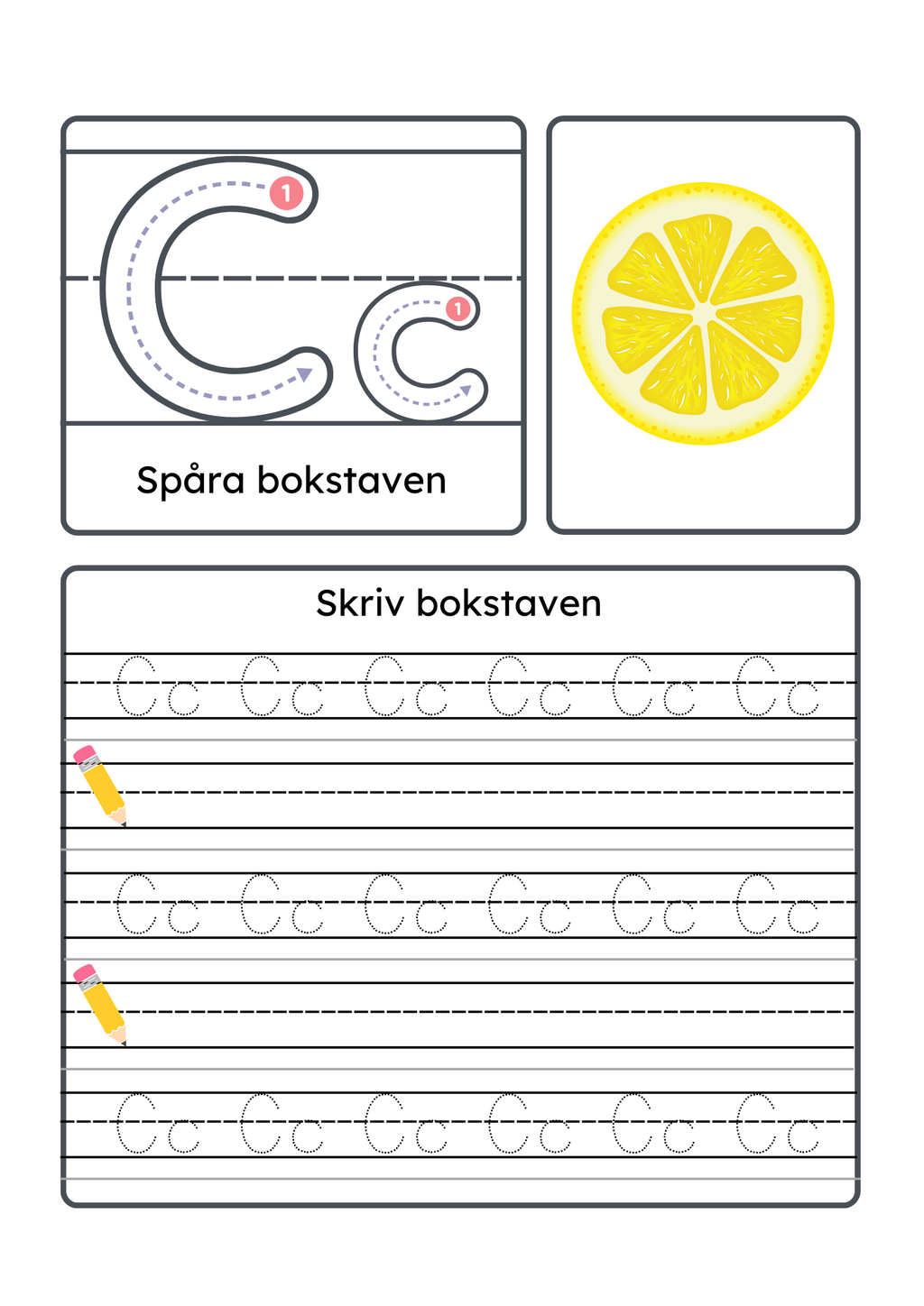 Jag lär mig alfabetet - Häfte abc