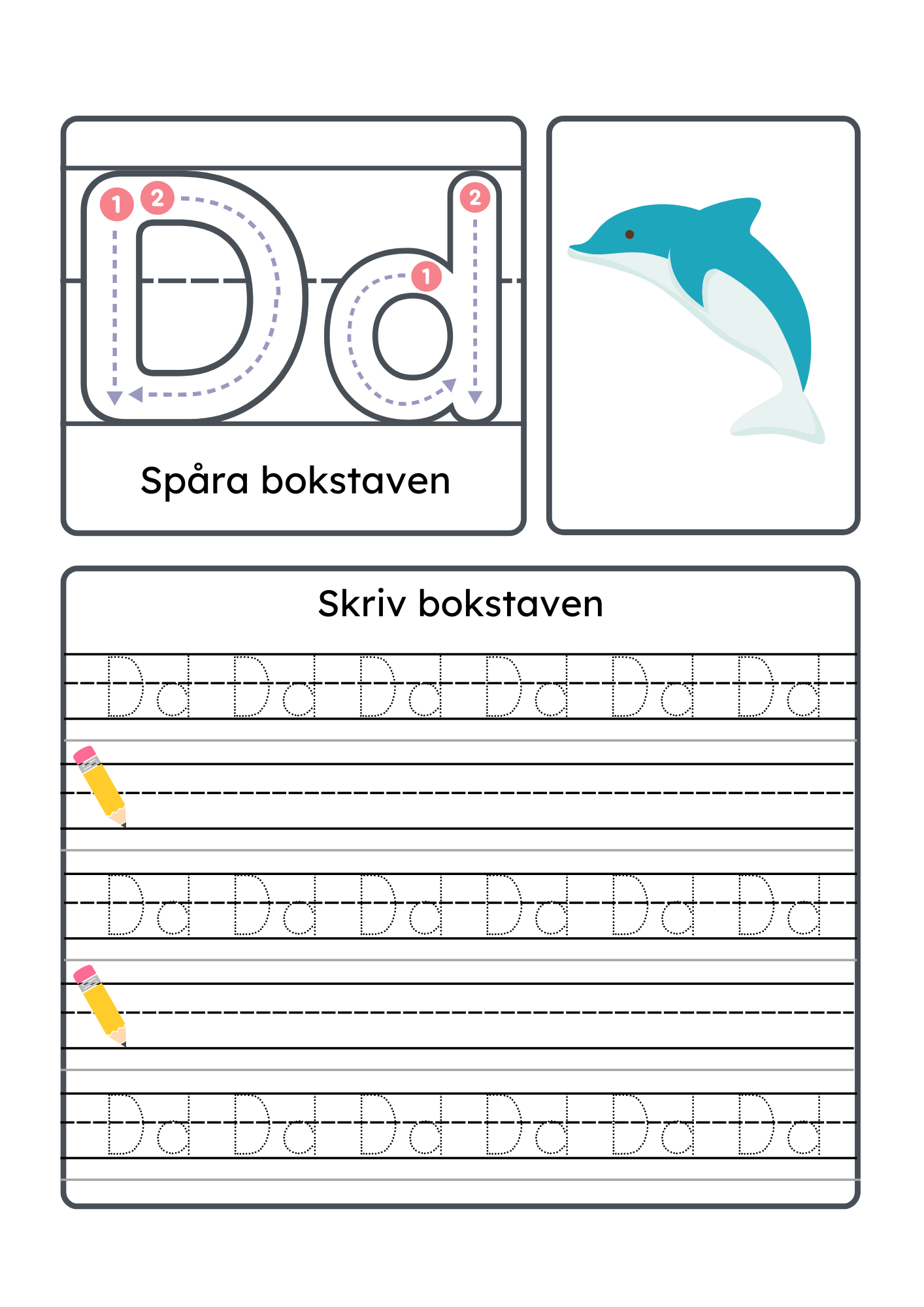 Jag lär mig alfabetet - Häfte abc