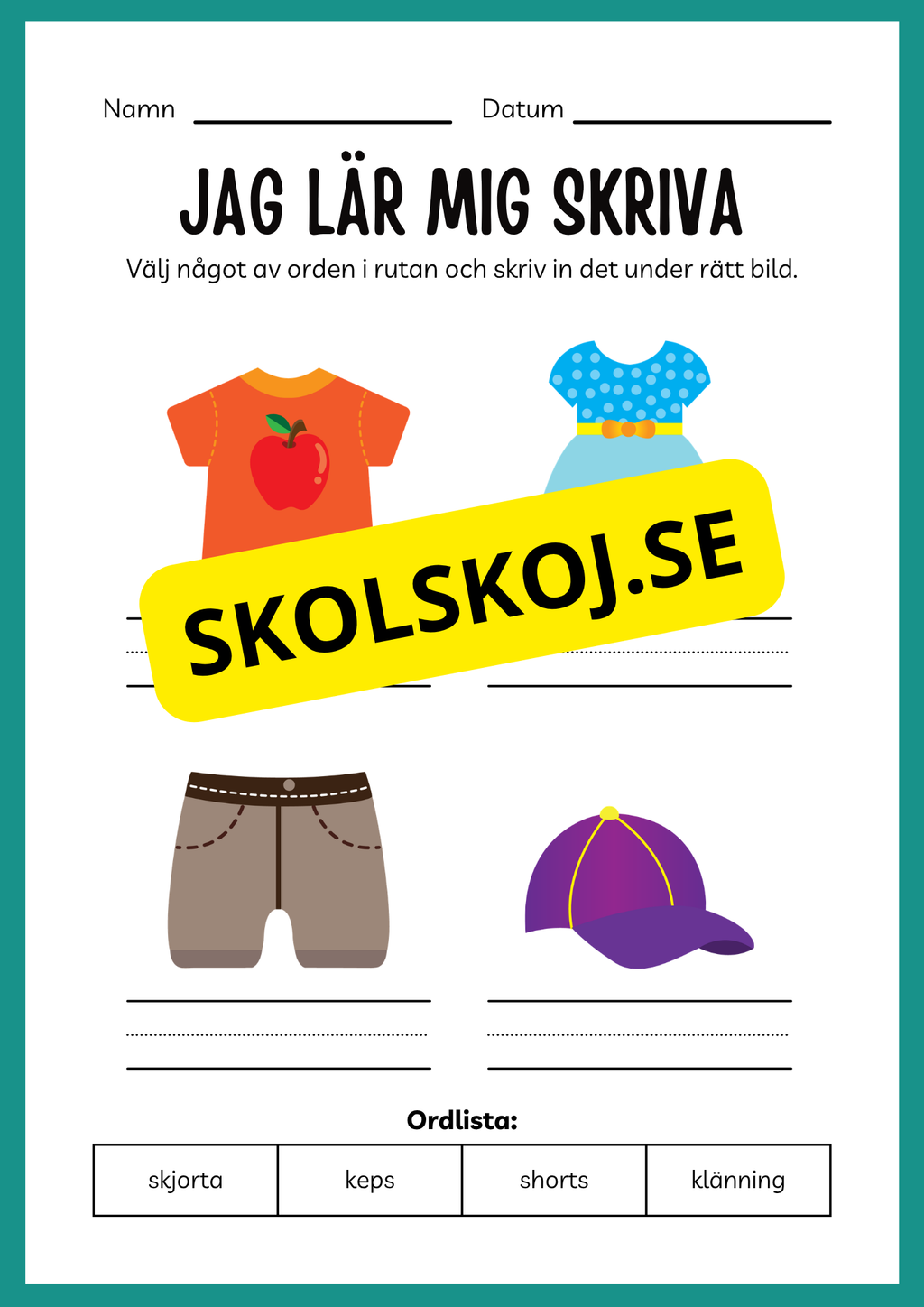 Jag lär mig läsa och skriva 2