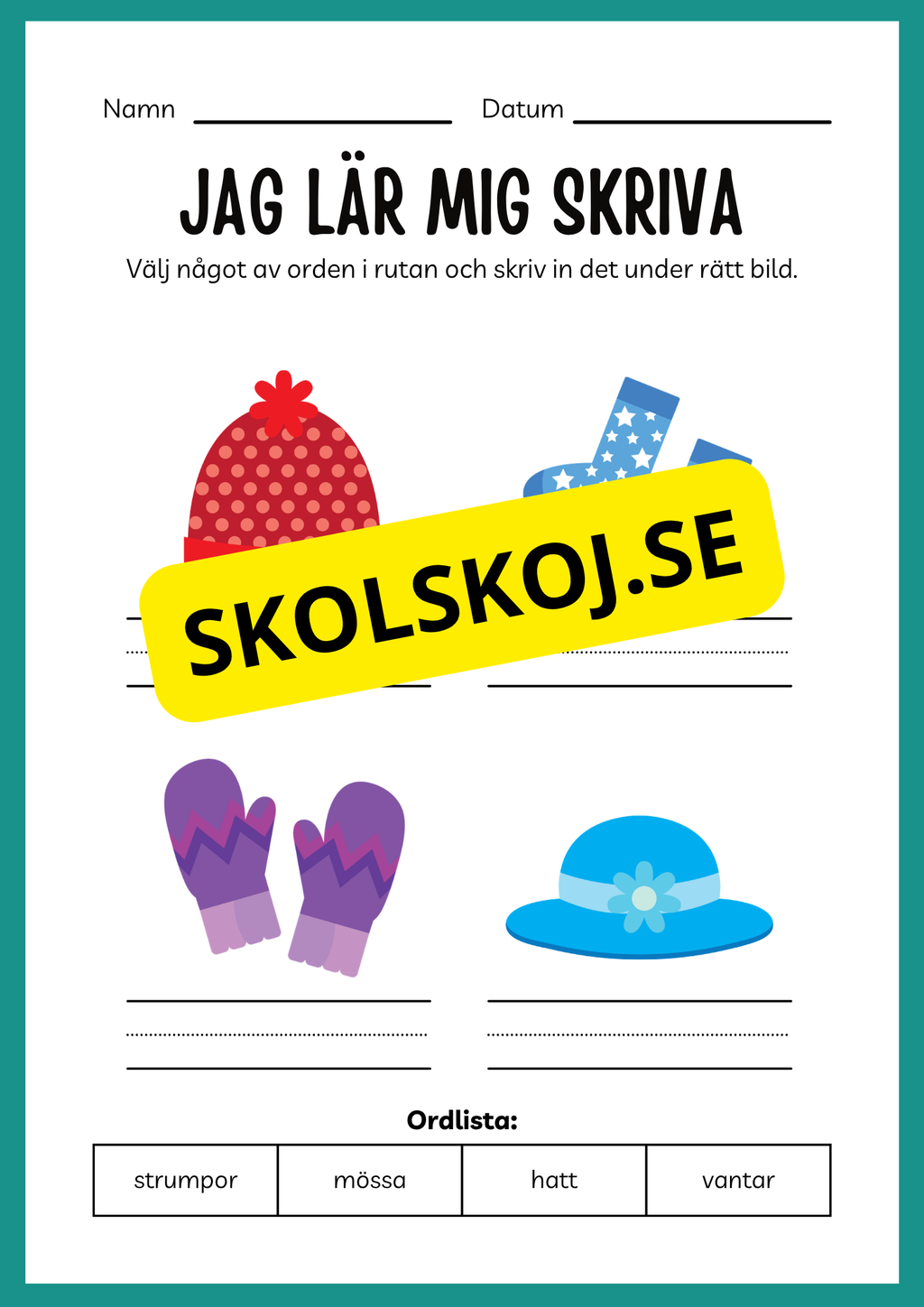 Jag lär mig läsa och skriva 2