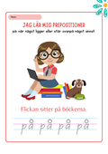 Jag lär mig prepositioner - Häfte