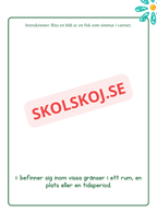 Jag lär mig prepositioner - Häfte