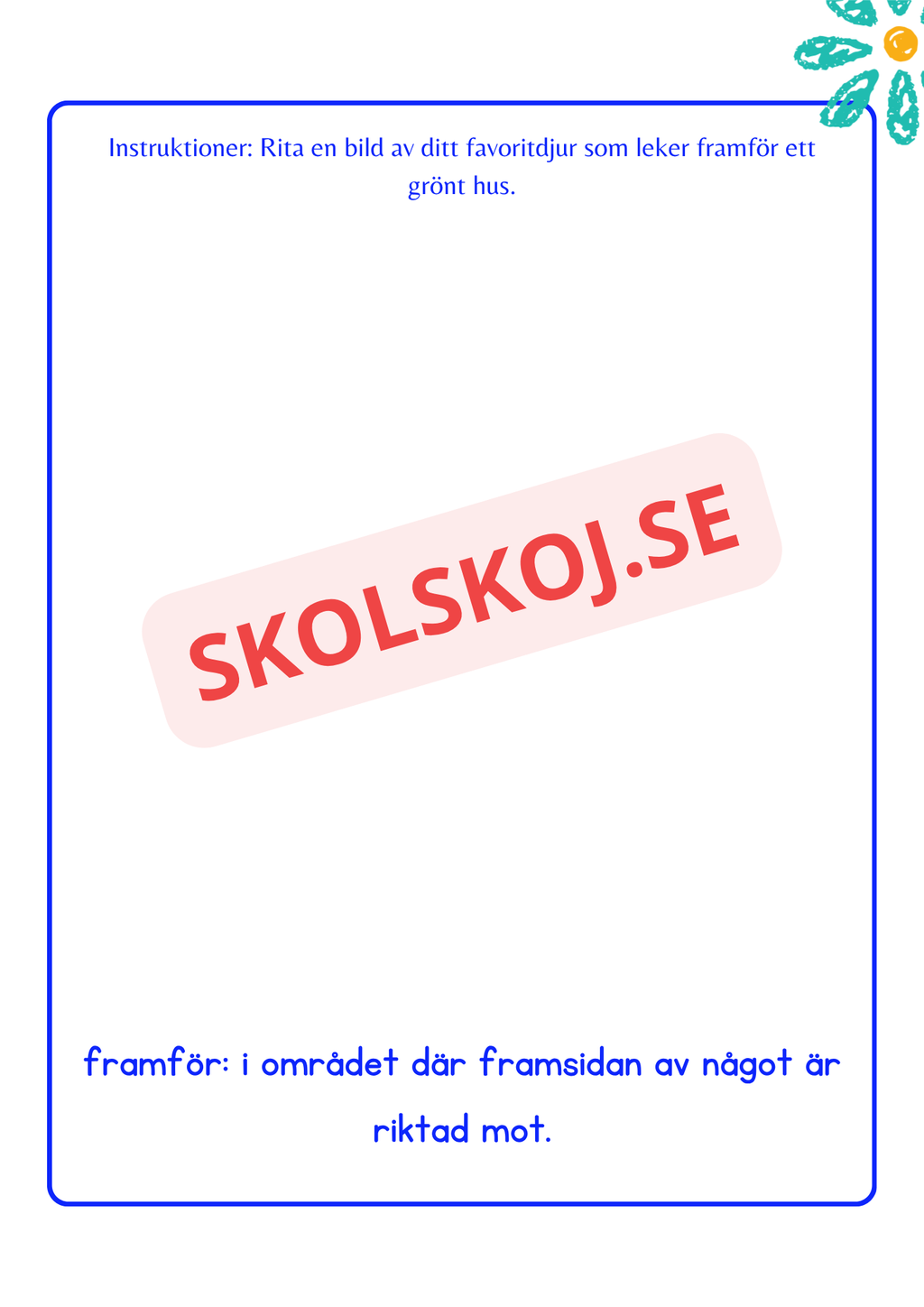 Jag lär mig prepositioner - Häfte