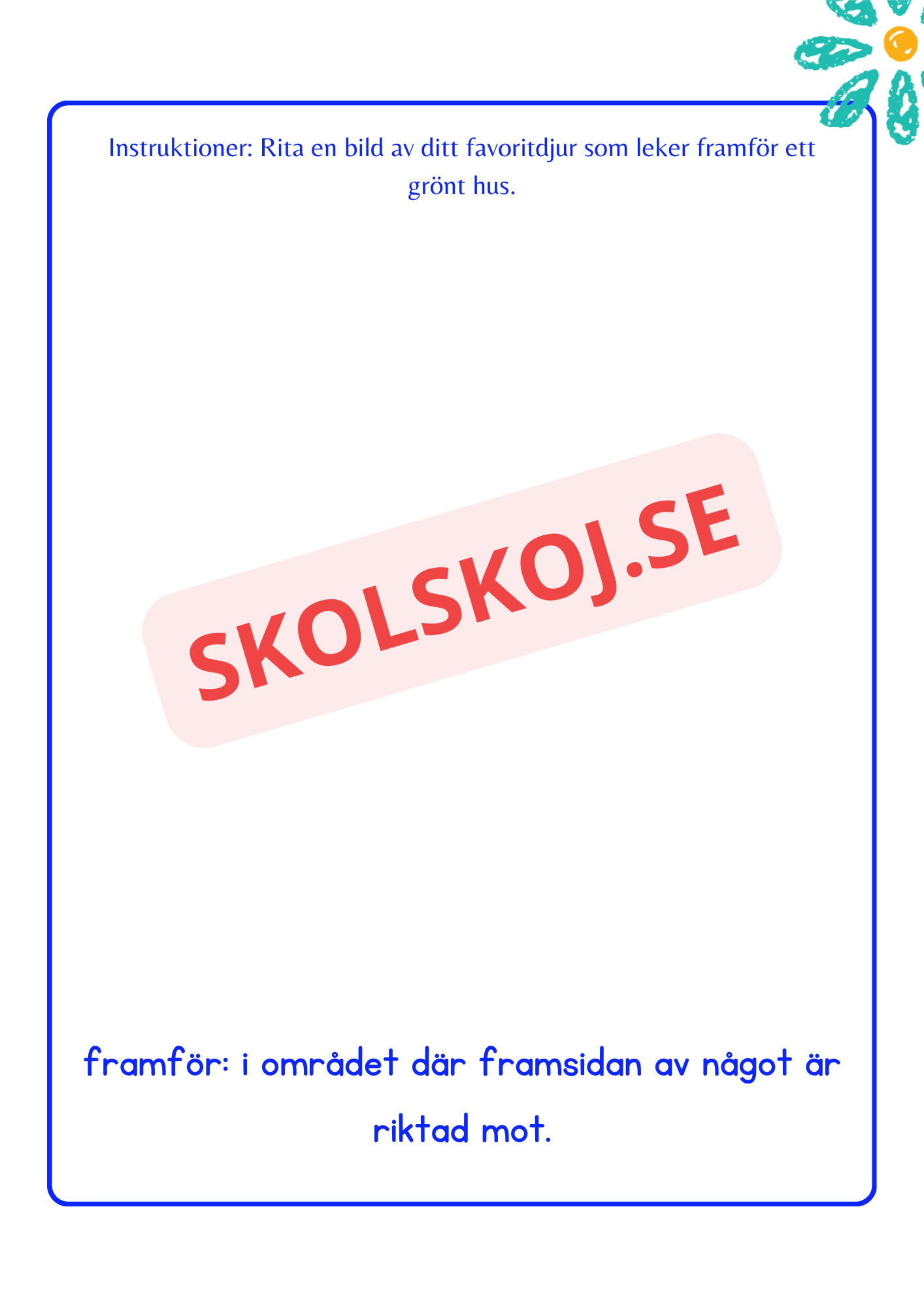 Jag lär mig prepositioner - Häfte