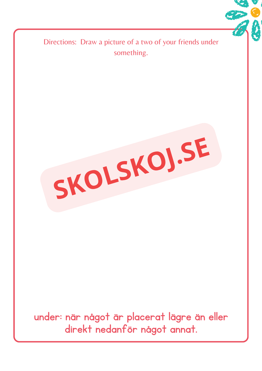 Jag lär mig prepositioner - Häfte