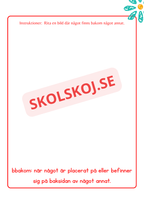 Jag lär mig prepositioner - Häfte