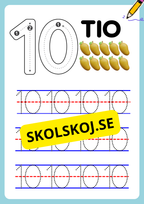 Jag lär mig siffror - Häfte