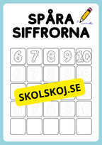 Jag lär mig siffror - Häfte