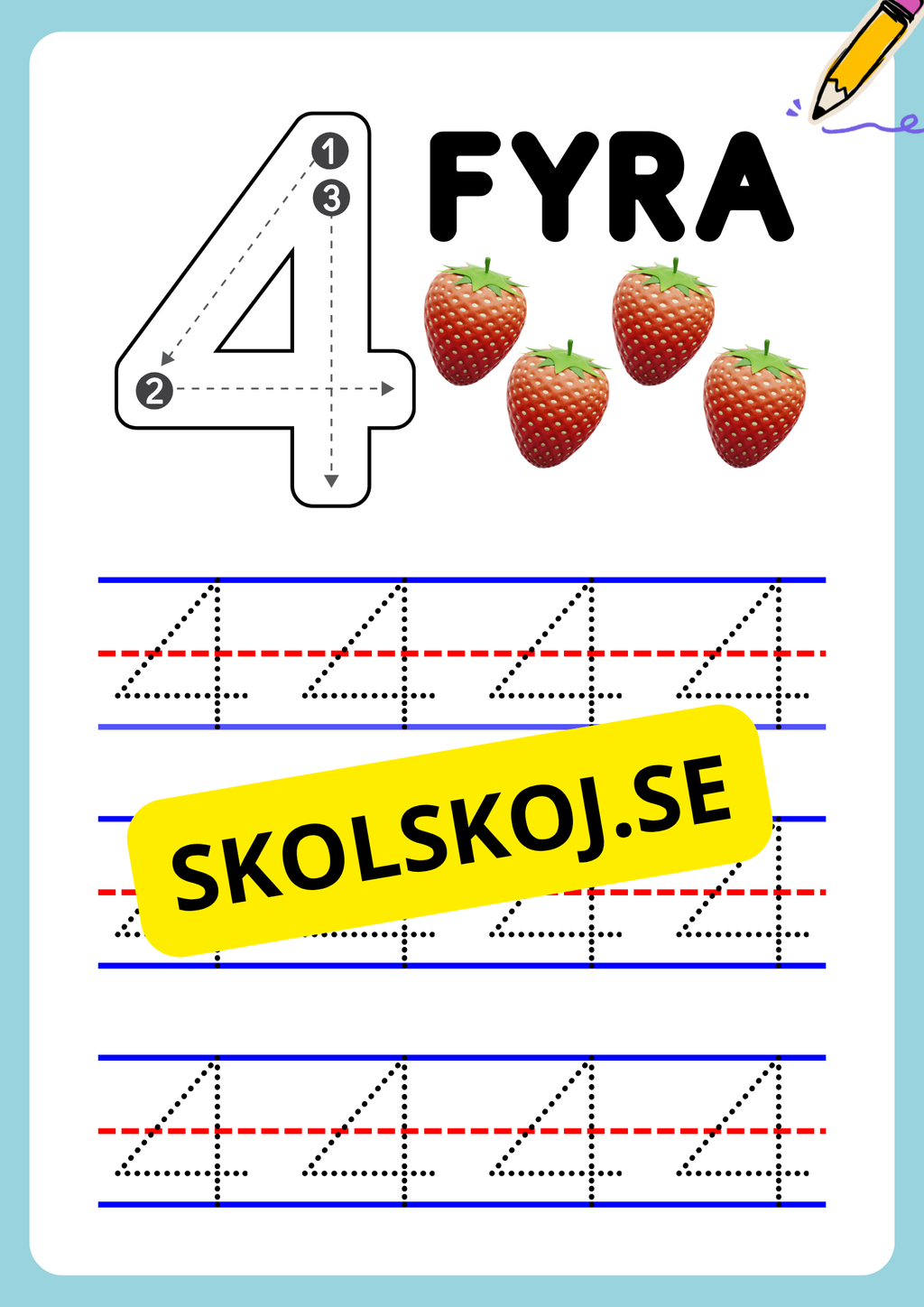 Jag lär mig siffror - Häfte