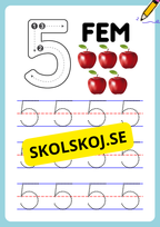 Jag lär mig siffror - Häfte