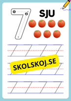 Jag lär mig siffror - Häfte
