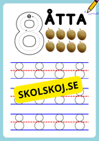 Jag lär mig siffror - Häfte