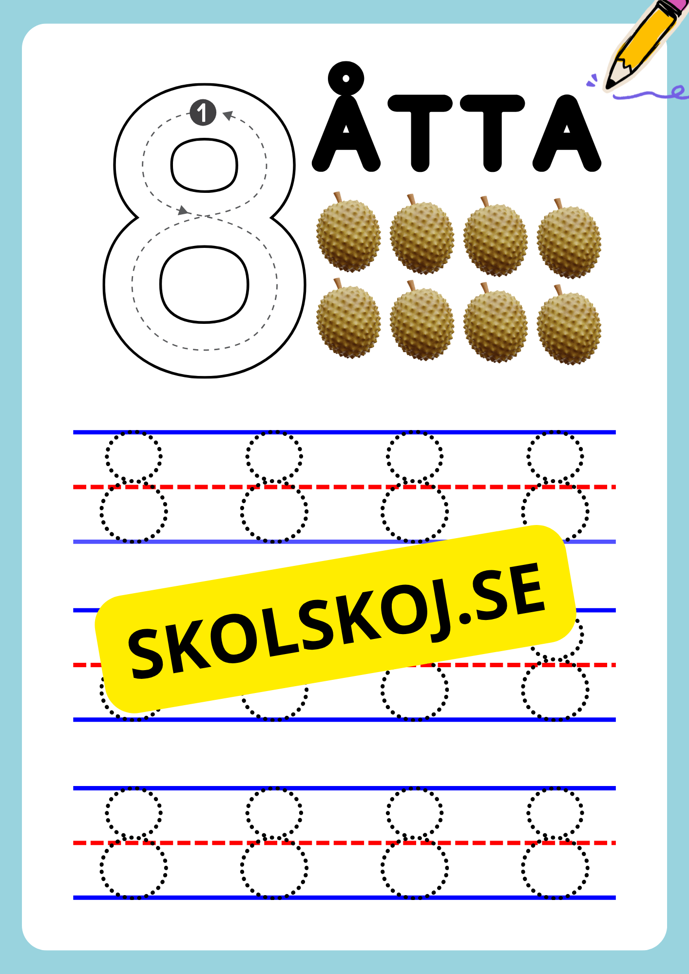 Jag lär mig siffror - Häfte