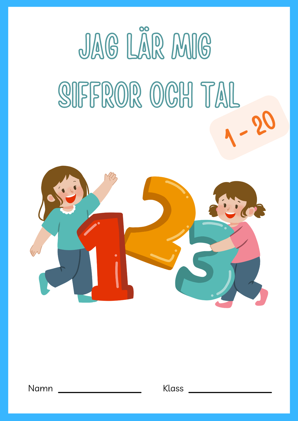Jag lär mig siffror och tal 1 - 20